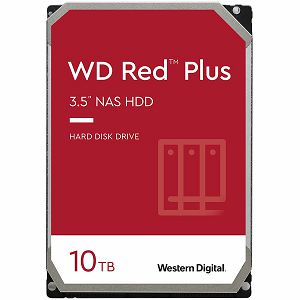 HDD NAS WD Red Plus (3.5, 10TB, 256MB, 7200 RPM, SATA 6 Gb/s)