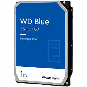 HDD Desktop WD Blue (3.5, 1TB, 64MB, 5400 RPM, SATA 6 Gb/s)