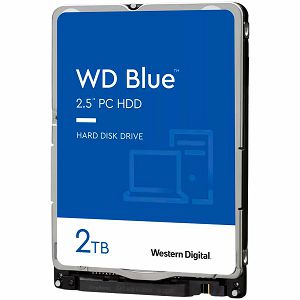 HDD Mobile WD Blue (2.5, 2TB, 128MB, 5400 RPM, SATA 6 Gb/s)