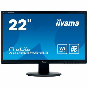 IIYAMA Monitor Prolite 21,5" 1920x1080, 250cd/m2, Speakers, DisplayPort, HDMI, VGA, 4ms