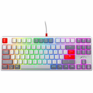 XTRFY K4 RGB Tenkeyless RETRO Edition, Mechanical gaming keyboard with RGB, US
