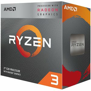 AMD CPU Desktop Ryzen 3 4C/4T 1200 (3.1/3.4GHz Boost,10MB,65W,AM4) box, with Wraith Stealth cooler