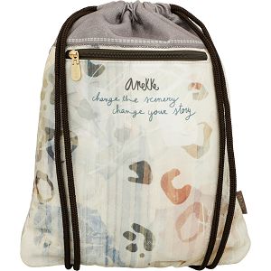 Ruksak vrećasti Anekke MEMORIES SS25 33x45x2,5cm 40484-003 NETTO /246400-EC/