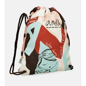 Ruksak vrećasti Anekke SS24 HOLLYWOOD 33x45x7cm 38474-002 P12 NETTO /243698-EC/