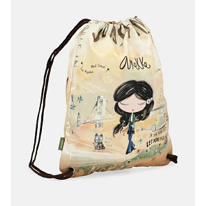 Ruksak vrećasti Anekke SS24 PEACE & LOVE 33x45x7cm 38484-003 P12 NETTO /243700-EC/