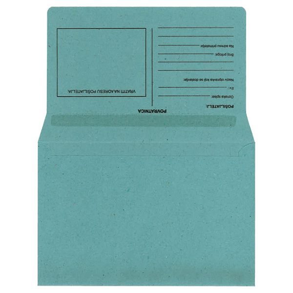Kuverte B6-5 s povratnicom 75g pk1000 Fornax