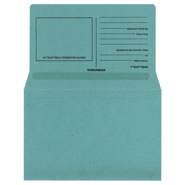 Kuverte B6-5 s povratnicom 75g pk1000 Fornax
