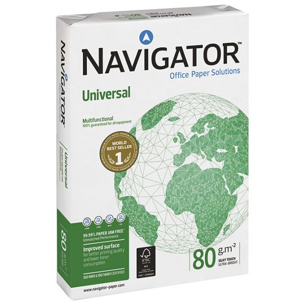 Papir ILK Navigator A3 80g Universal pk500 Soporcel