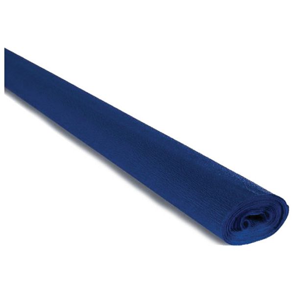 Papir krep  40g 50x250cm Cartotecnica Rossi 275 tamno plavi