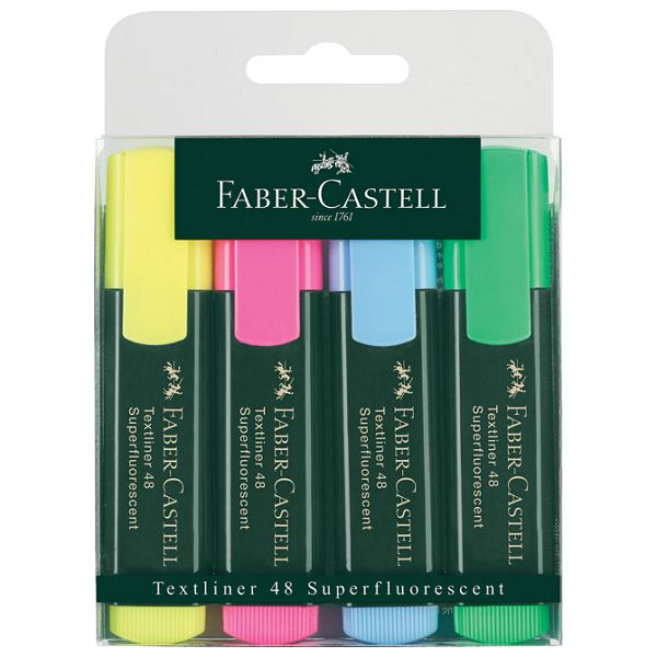 Signir 1-5mm 48 pvc etui Faber-Castell 154804/4boje blister