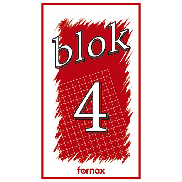 Blok za bilješke 90x160 mm 50L br.4 Fornax