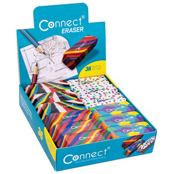 Gumica sintetička Multicolour Connect sortirano