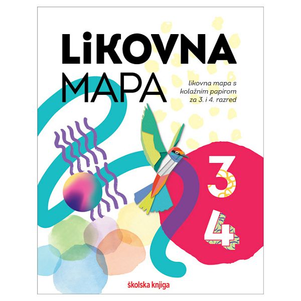 Mapa likovna + kolaž III-IV razred Umjetnost i ja Školska Knjiga