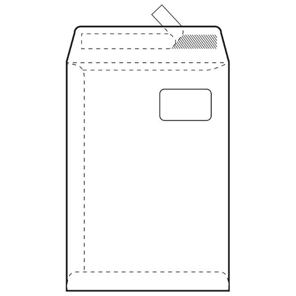 Kuverte - vrećice C4-PD BB strip 90g pk250 Fornax