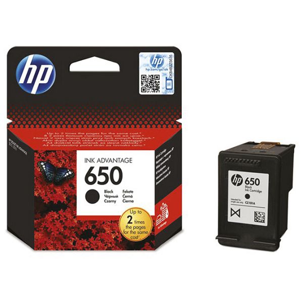 Ink Jet HP.no.650 CZ101AE original crni