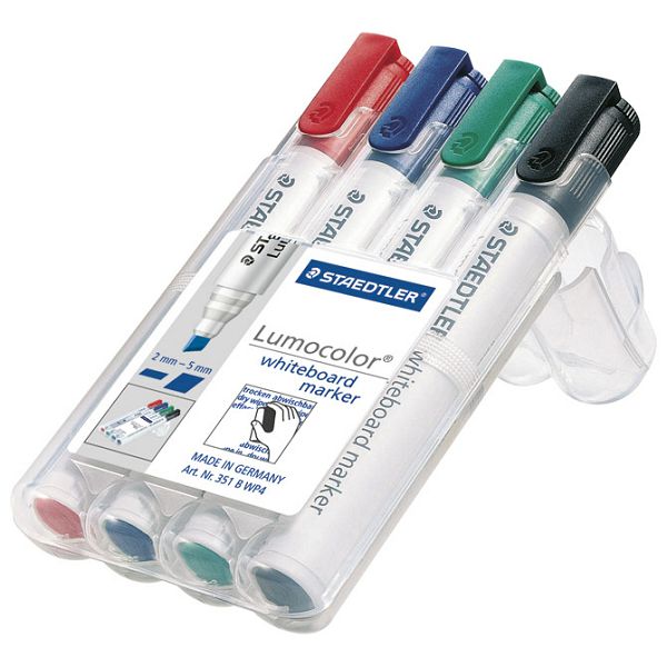 Marker za bijelu ploču 2mm pk4 reciklirani Lumocolor Staedtler 351 WP4