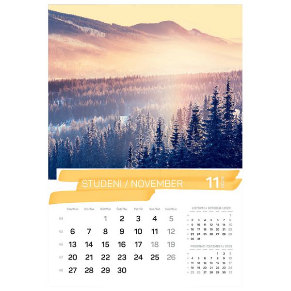 Kalendar "Igre prirode 2024" 13 listova, spirala!!