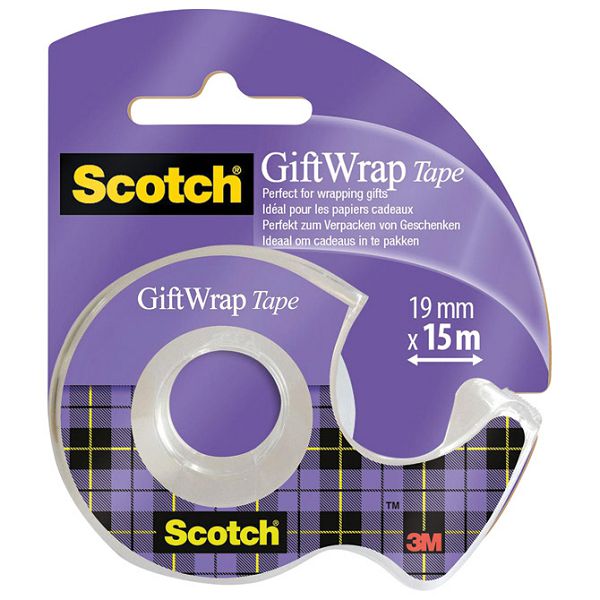Traka ljepljiva nevidljiva 19 mm/15m Scotch Gift Wrap Satin 3M.