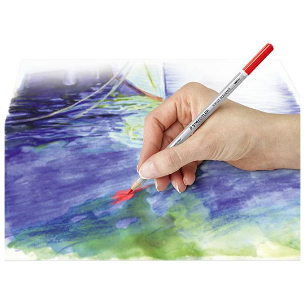 Boja drvena-vodena Karat Aquarell Staedtler 125-2 crvena!!