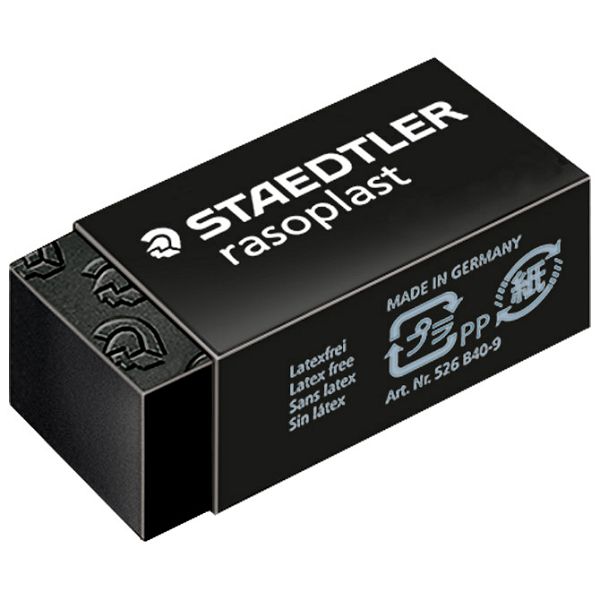 Gumica Rasoplast Staedtler 526 B40-9 crna-KOMAD