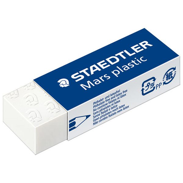 Gumica Mars plastic Staedtler 526 50 bijela-KOMAD