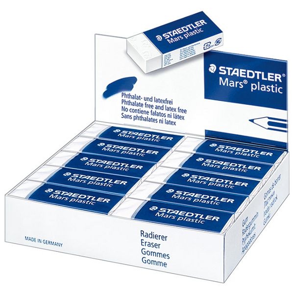 Gumica Mars plastic Staedtler 526 50 bijela-KOMAD