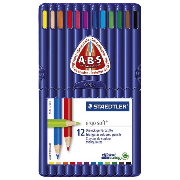 Boje drvene  12boja Ergosoft Staedtler 157 SB12 blister