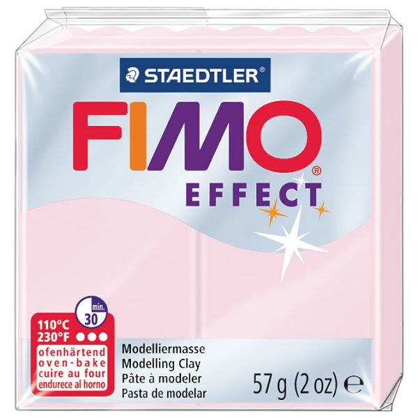 Masa za modeliranje   57g Fimo Effect Staedtler 8020-206 svijetlo roza!!
