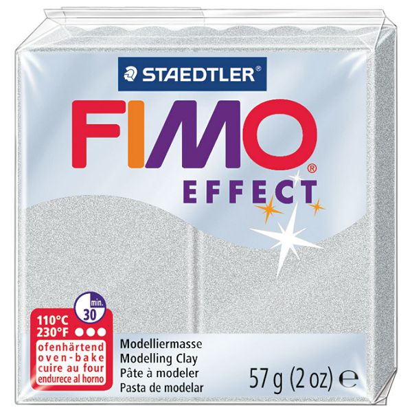 Masa za modeliranje   57g Fimo Effect Staedtler 8020-817 srebrna