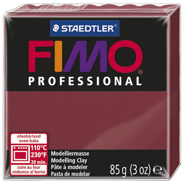 Masa za modeliranje 85g Fimo Professional Staedtler 8004-23 bordo!!