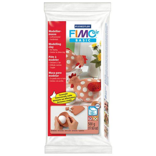 Glinamol 0,5kg Fimo Air Basic Staedtler 8100-76 terracotta