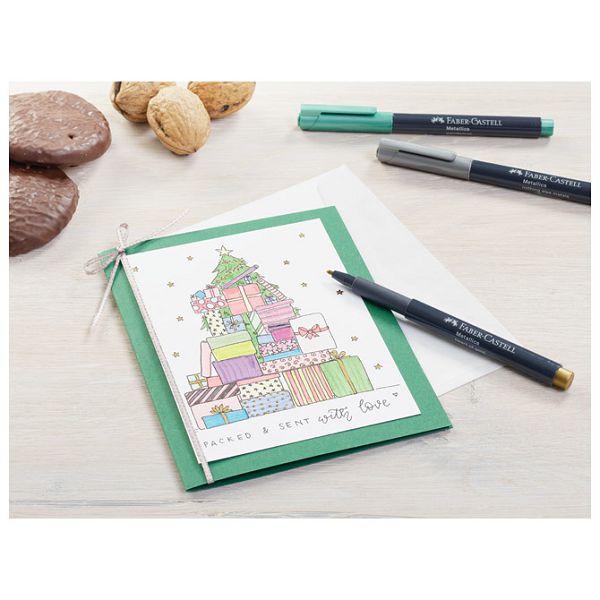 Marker permanentni 1-2 mm Metallic Faber-Castell 160751 metalik srebrni!!