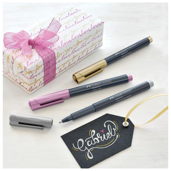 Marker permanentni 1-2 mm Metallic Faber-Castell 160751 metalik srebrni!!