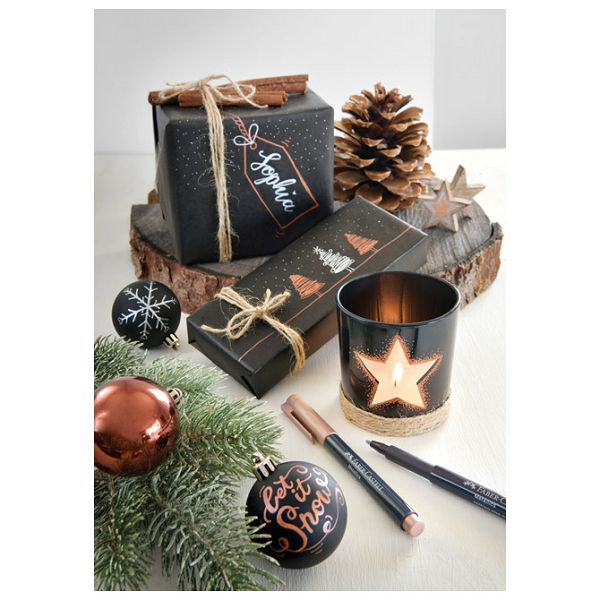 Marker permanentni 1-2 mm Metallic Faber-Castell 160752 metalik brončani!!