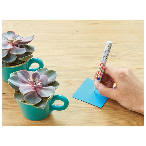 Marker permanentni sjajni lakirajući 0,8 mm Edding 780 bijeli