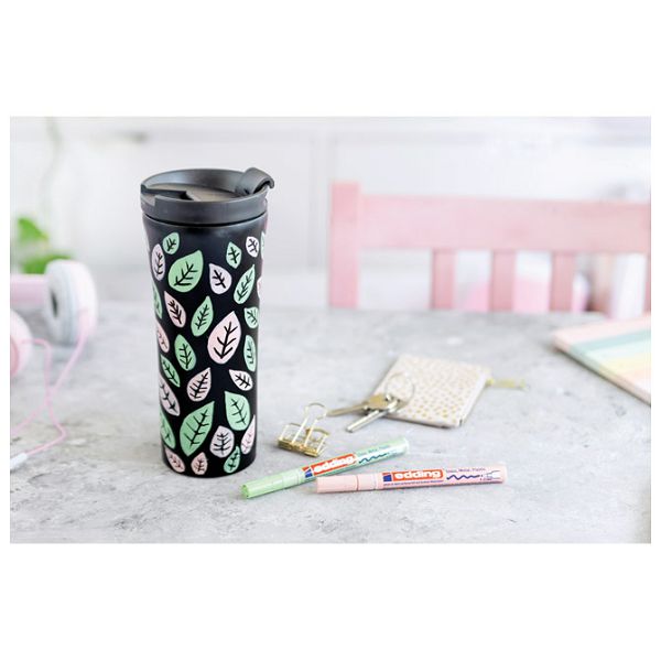 Marker permanentni sjajni lakirajući 1-2 mm Edding 751/5boja pastel blister