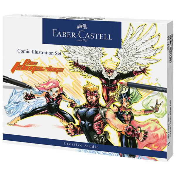 Set crtaći Comic Ilustration pk15 Faber-Castell 167195