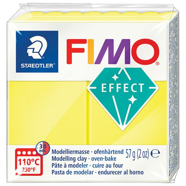 Masa za modeliranje   57g Fimo Effect Neon Staedtler 8010-101 neon žuta 