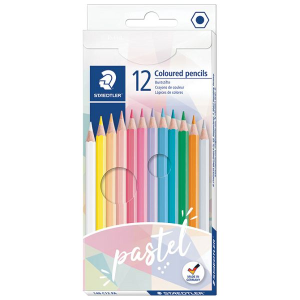 Boje drvene  12boja Pastel Staedtler 146 C12 PA blister