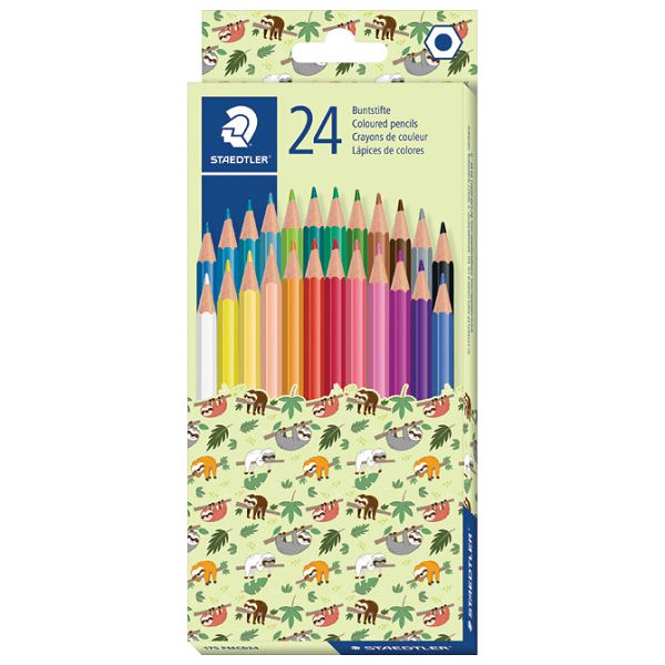 Boje drvene  24boje Pattern Mix Staedtler 175 PMCD24 blister!!