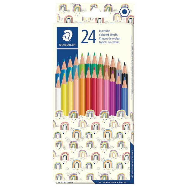 Boje drvene  24boje Pattern Mix Staedtler 175 PMCD24 blister!!