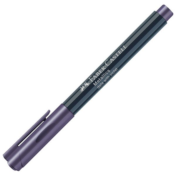 Marker permanentni 1-2 mm Metallic Faber-Castell 160736 metalik ljubičasti!!
