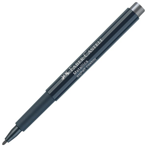 Marker permanentni 1-2 mm Metallic Faber-Castell 160775 metalik antracit!!