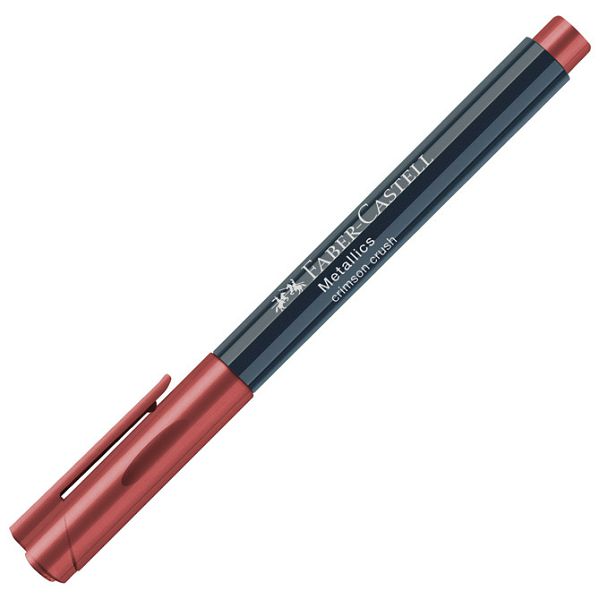 Marker permanentni 1-2 mm Metallic Faber-Castell 160793 metalik bordo!!