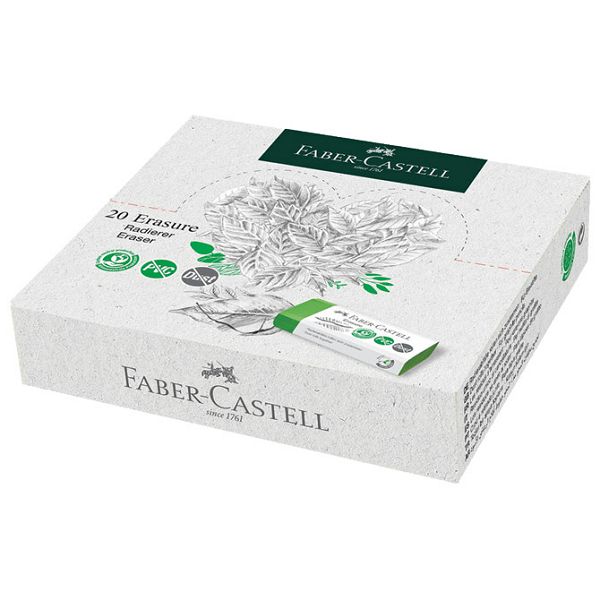 Gumica Eraser dust-free Faber-Castell 187250 zelena