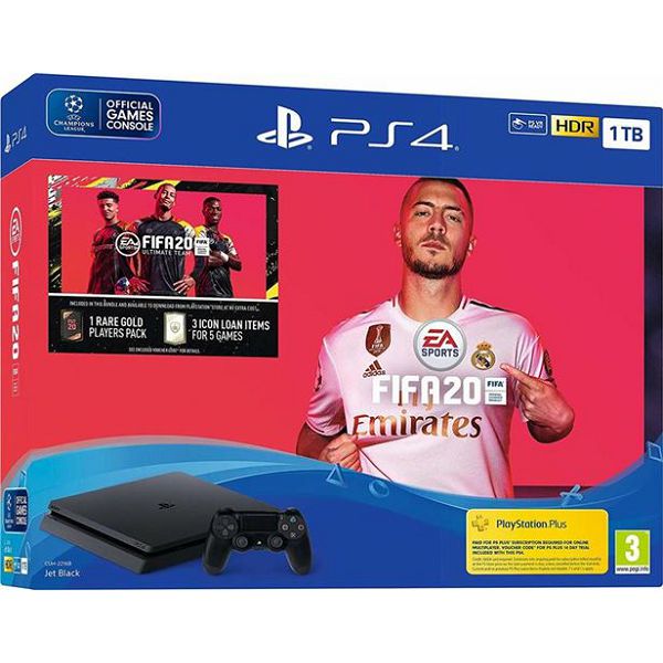 GAM SONY PS4 Pro 1TB G chassis + FIFA 20+ FUT 20 VCH + PS Plus 14 Days