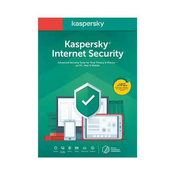 Kaspersky Internet Security 5-Desktop 1Year Base BOX