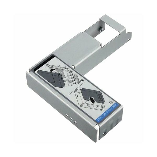 Hard Drive Bracket Converter 2.5" to 3.5". Install a 2.5" SATA/SAS/SSD drive in the 3.5" Tray