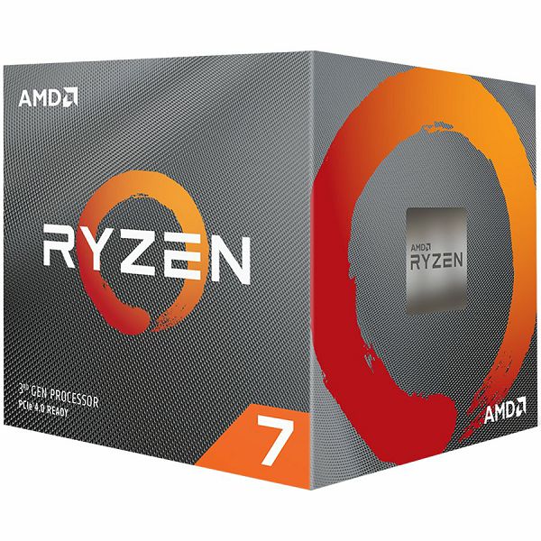 AMD CPU Desktop Ryzen 7 8C/16T 3800X (4.5GHz,36MB,105W,AM4) box with Wraith Prism cooler