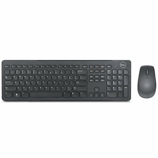 Dell Keyboard and Mouse Wireless KM632, Black, US (QWERTY), HR press